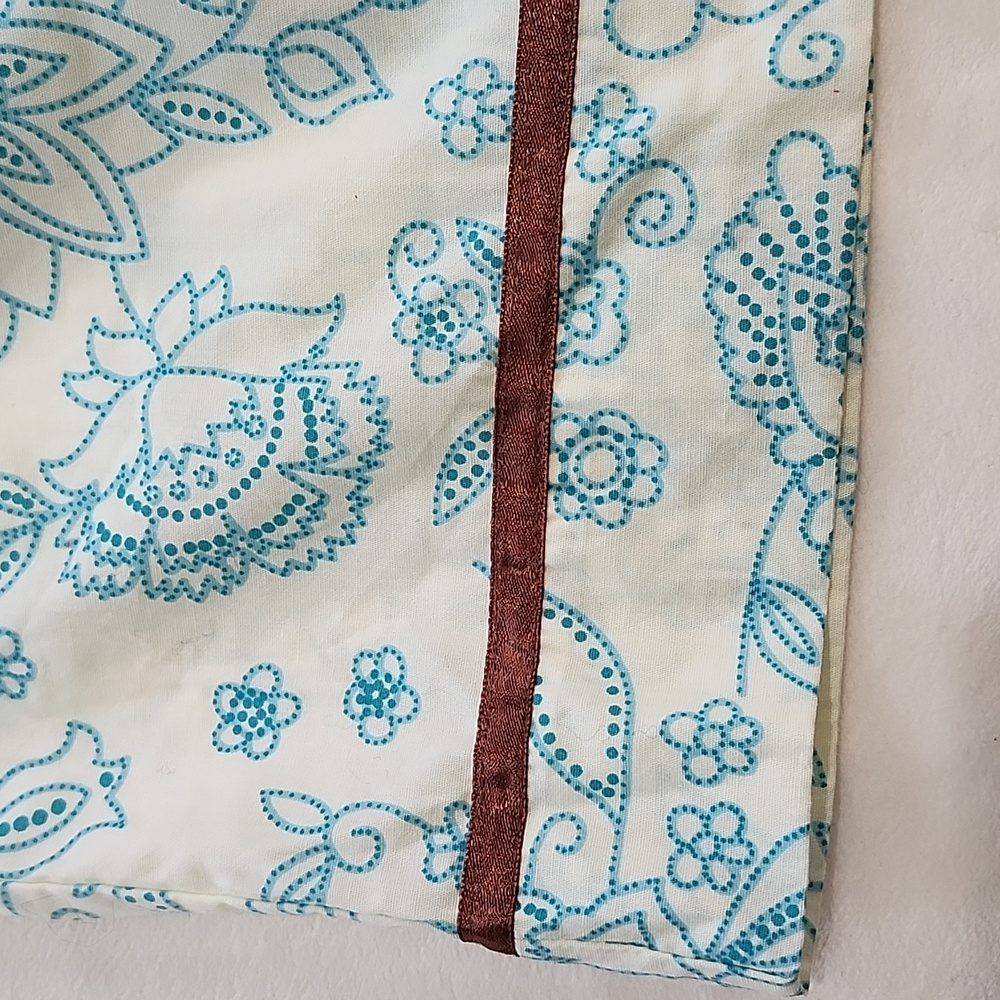 NWT Blu Chic Lounge Short Pant. Turquoise Floral Print. Size L - Picture 3 of 6